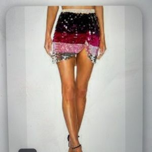 LPA Sequin Mini Skirt Size Small - Never Worn
